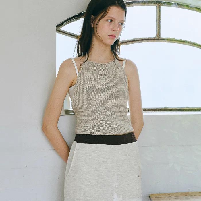 Oliver halter sleeveless (ecru)