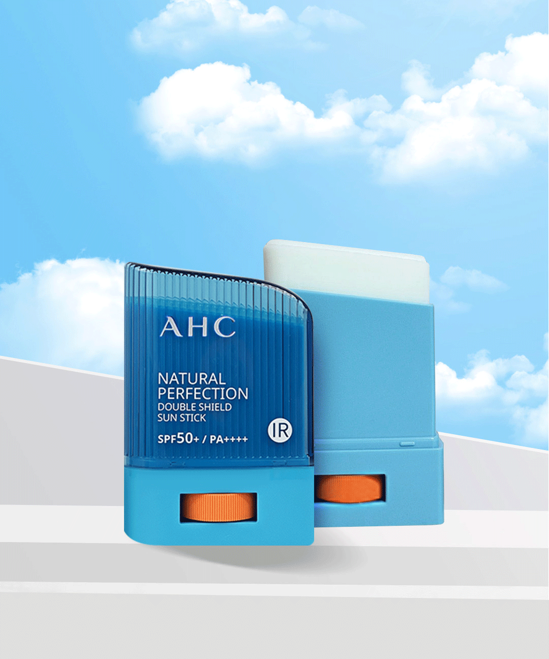 에이에이치씨 [1+1] AHC 내추럴 퍼펙션 더블 쉴드 선스틱 14g 최신제조