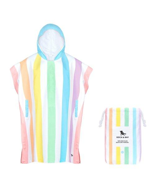 퀵드라이 판초 - unicorn waves