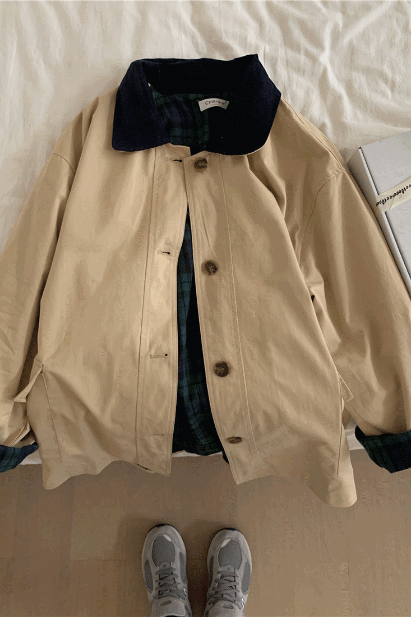 🍁신상할인 10%+무료배송🍁 라벤티 하프 트렌치코트