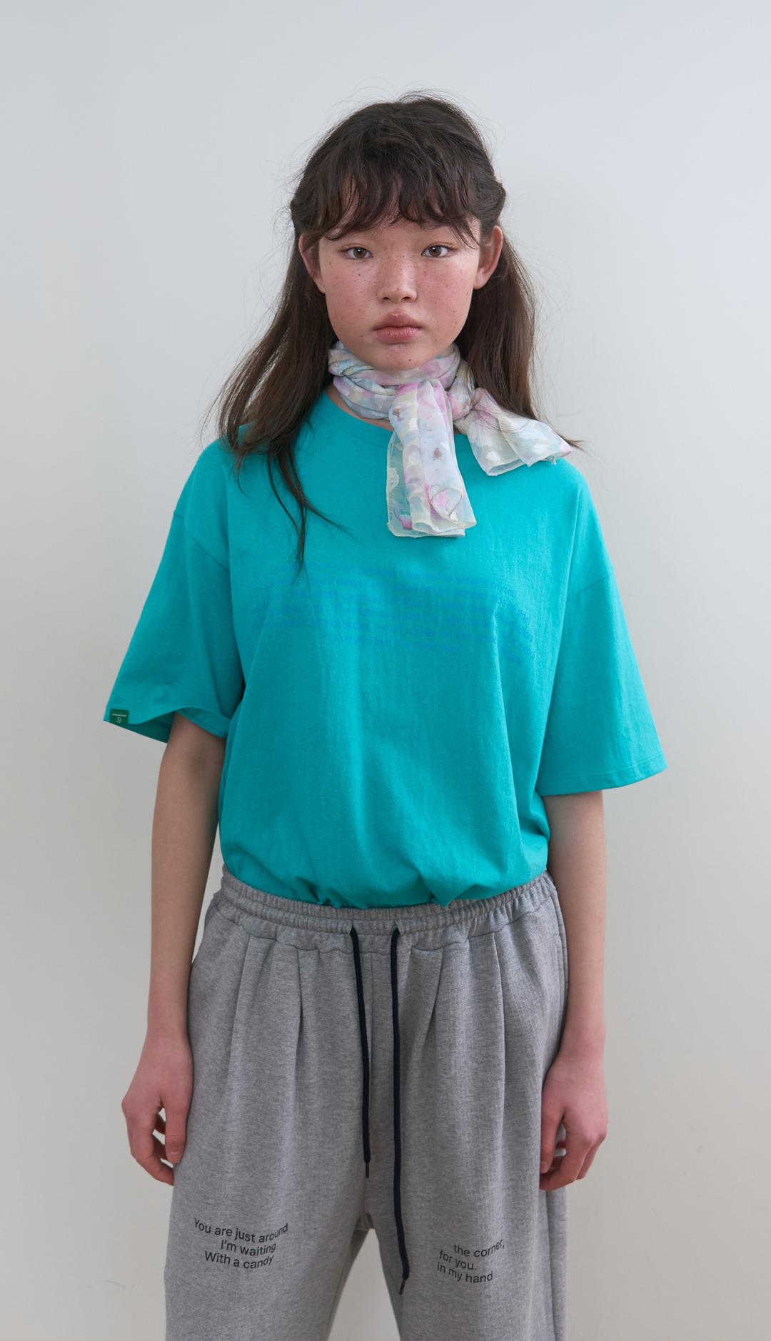 [03월 10일 예약발송] 340. Floral Scarf _ Light Yellow