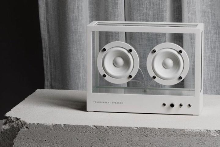 투명 블루투스스피커 Small TRANSPARENT SPEAKER 블랙/화이트