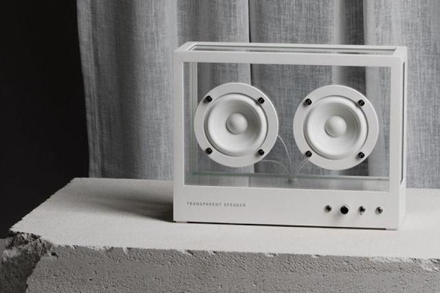 투명 블루투스스피커 Small TRANSPARENT SPEAKER 블랙/화이트