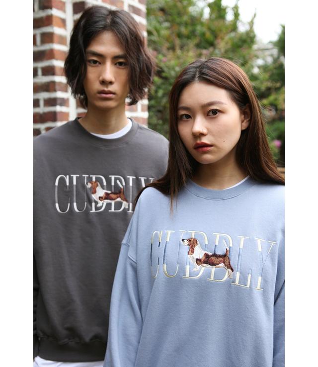 CUDDLY SWEAT SHIRT (SKY BLUE)