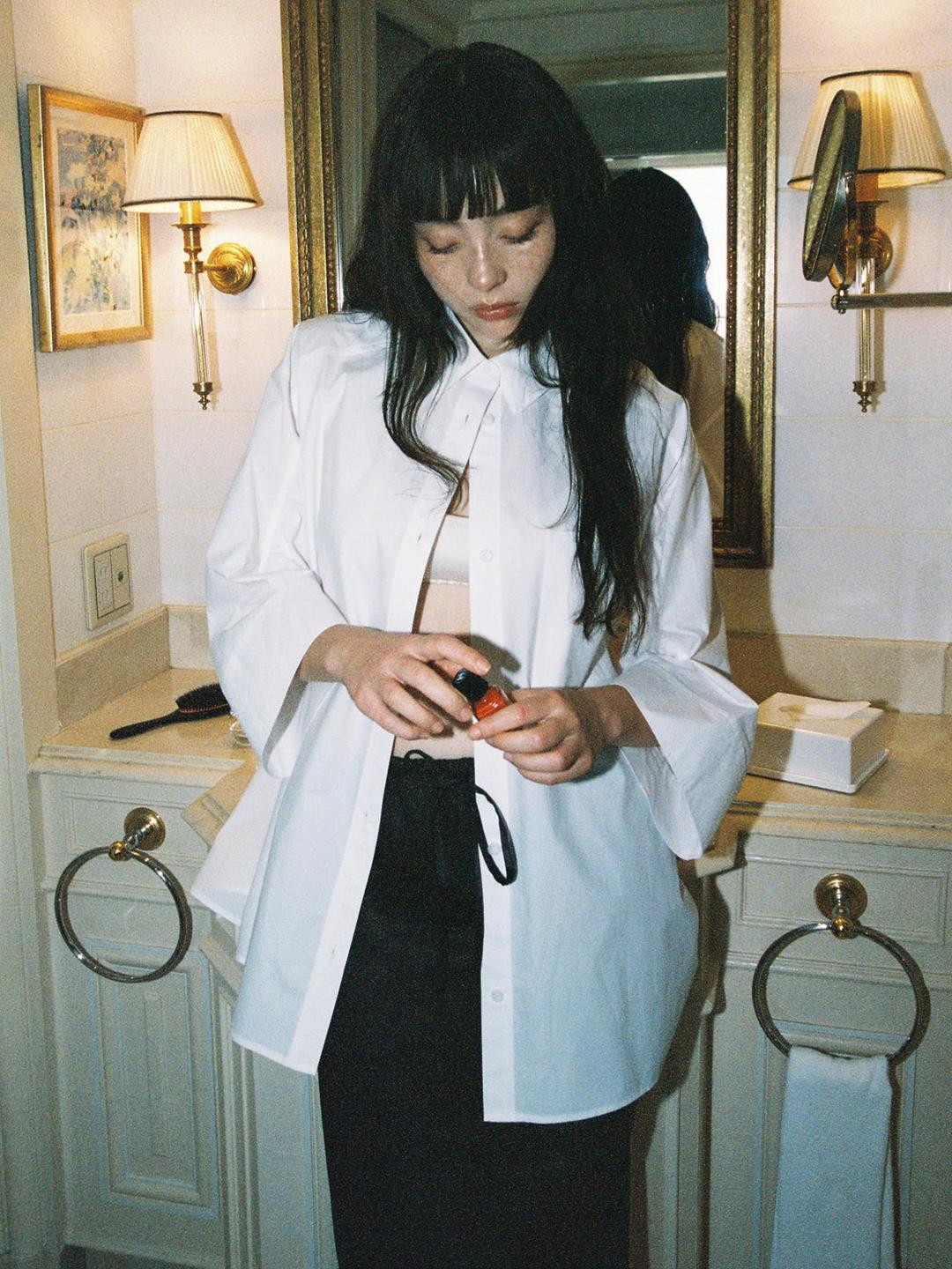 Over Cotton Shirts - White