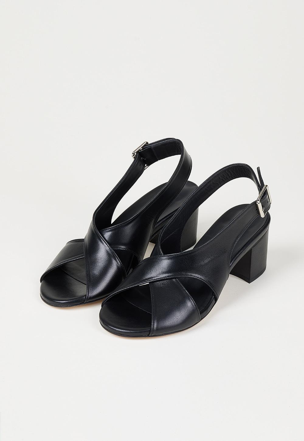 Joan Block Heel Sandal - Black