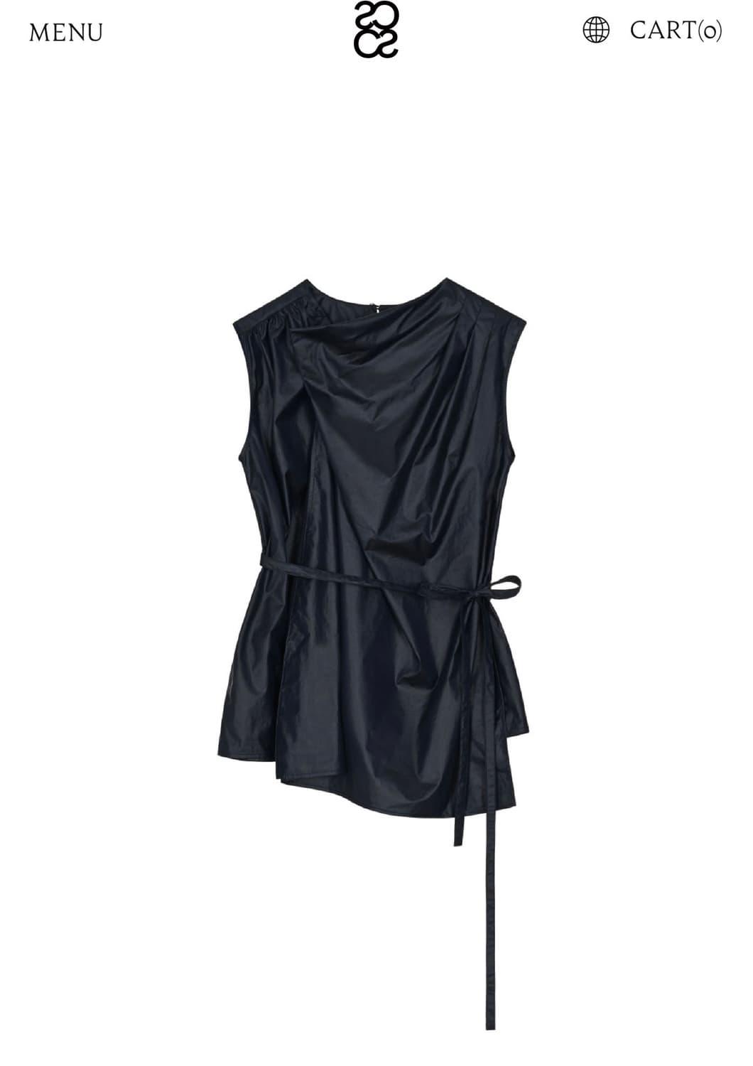 코스모스 DRAPED STRAP BLOUSE | 후루츠패밀리