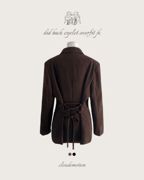 클라우드이모션 [ 솜다 PICK ] 디드 백 아일렛 오버핏 JK