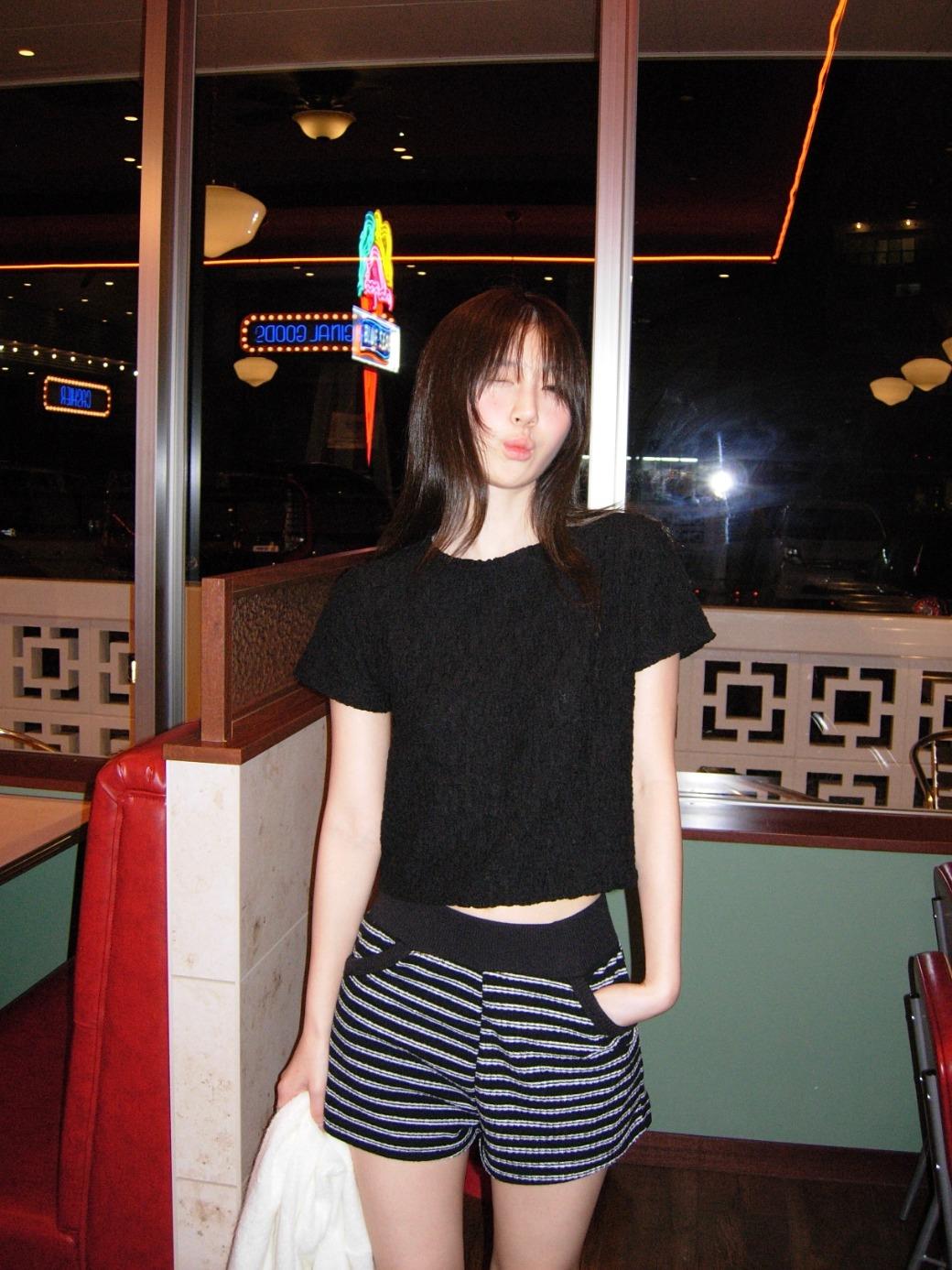 프릴리 DF. Boucle Striped Shorts