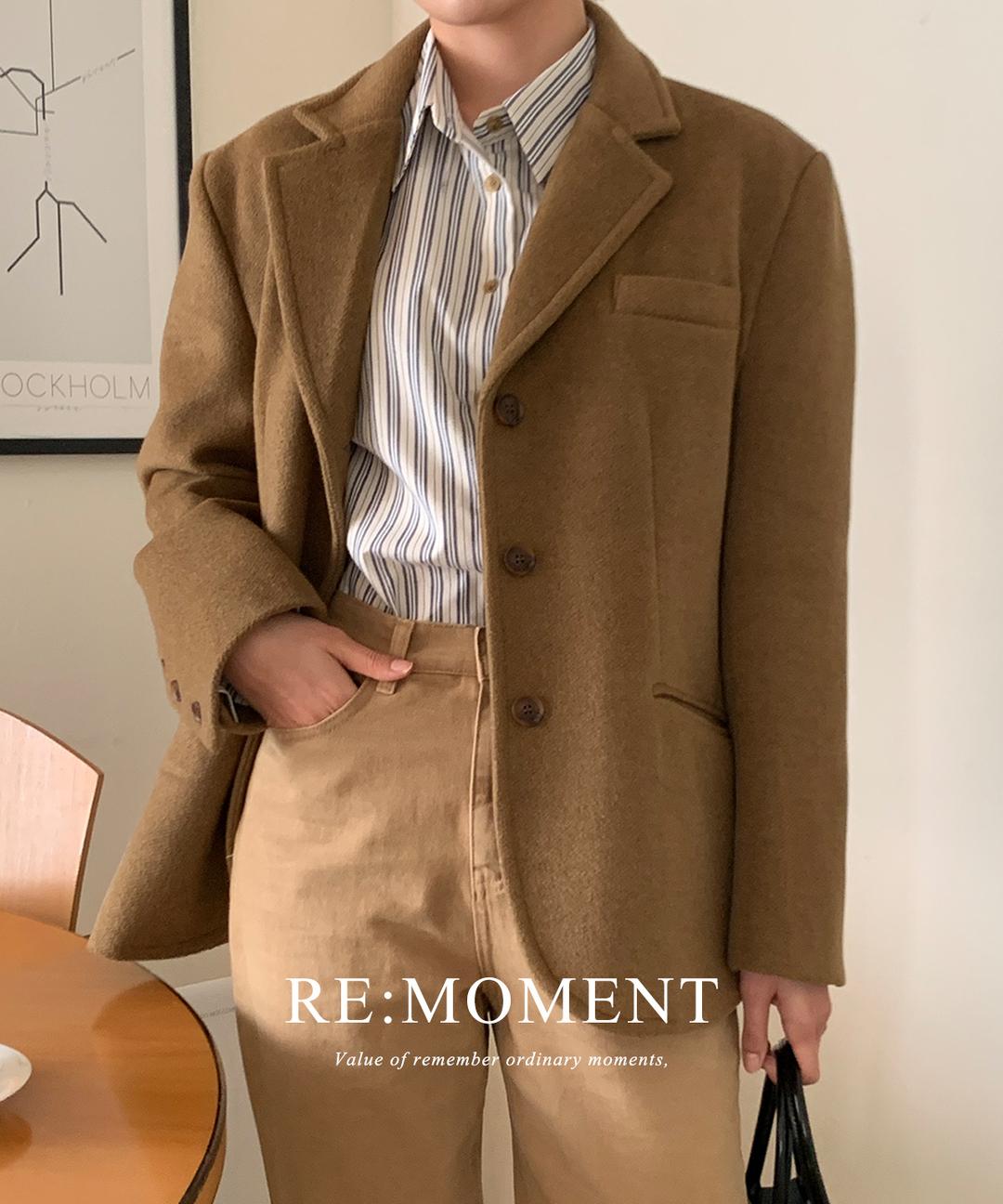 오디너리먼트 [단독][RE:MOMENT] made.클래식 울 싱글자켓 4color!