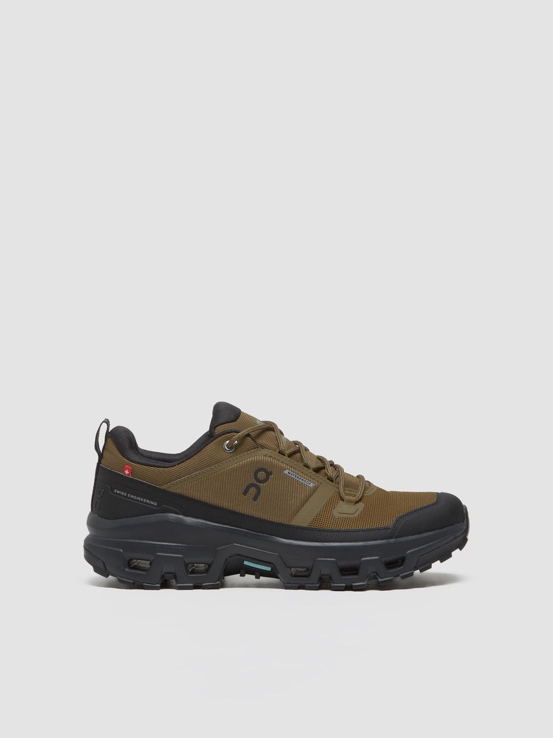 On - Men's Cloudrock Low Waterproof Sneaker in Hunter - 3MF10251473