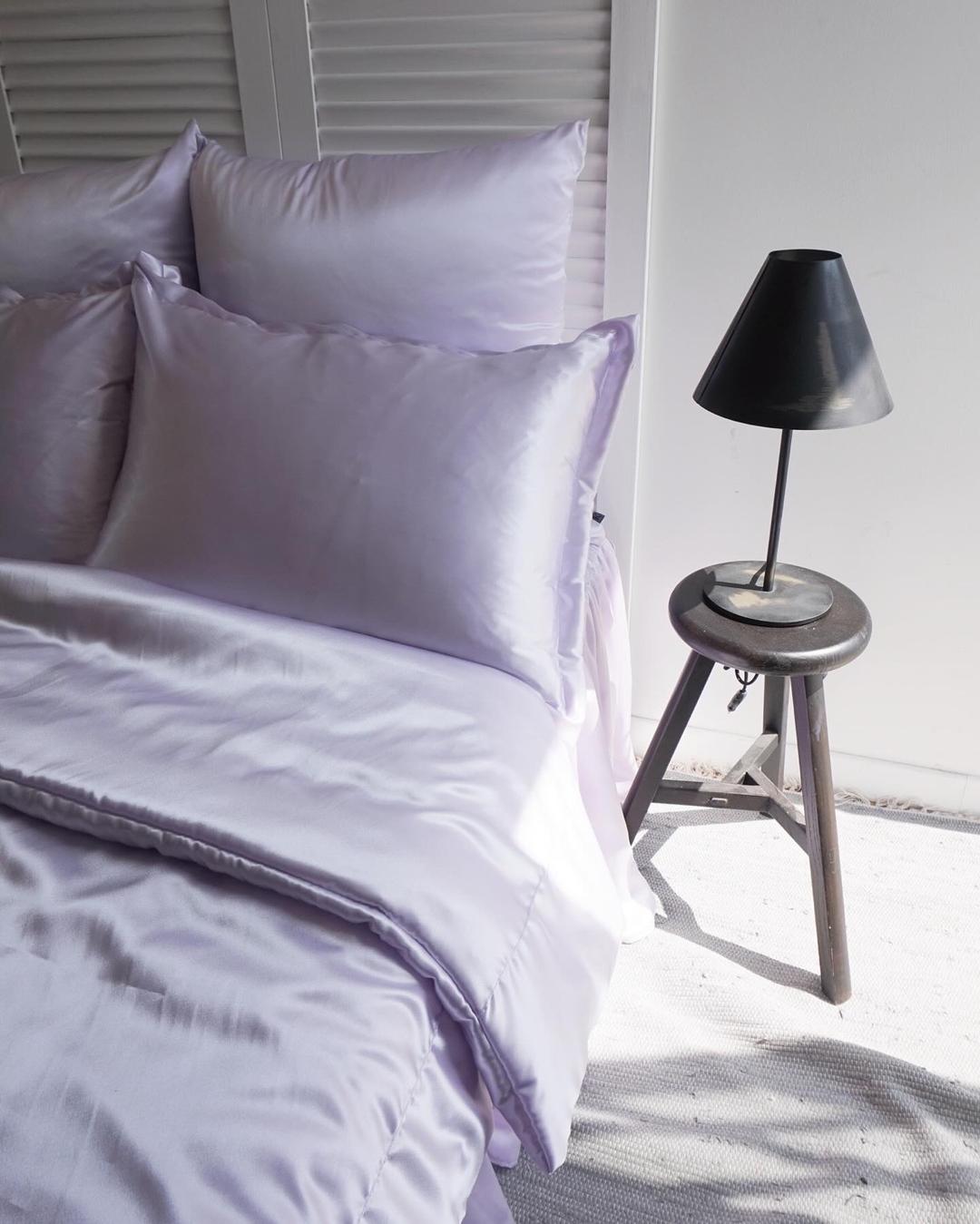 Allure Lavender Satin 베딩