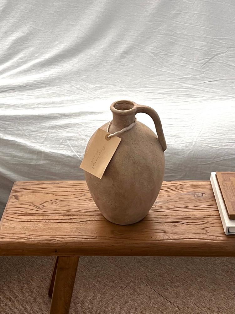 Rustic Ceramic Handle Vase 러스틱 세라믹 핸들 화병
