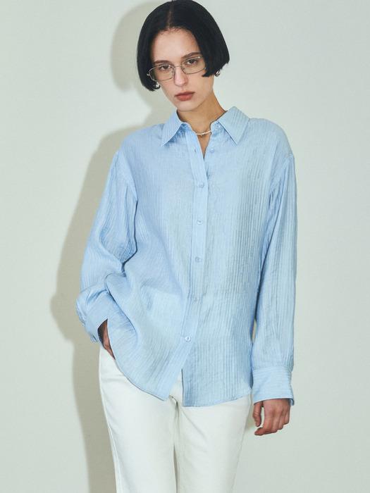 Smooth Tencel Comfort-Fit Shirt_CTT351(Blue)