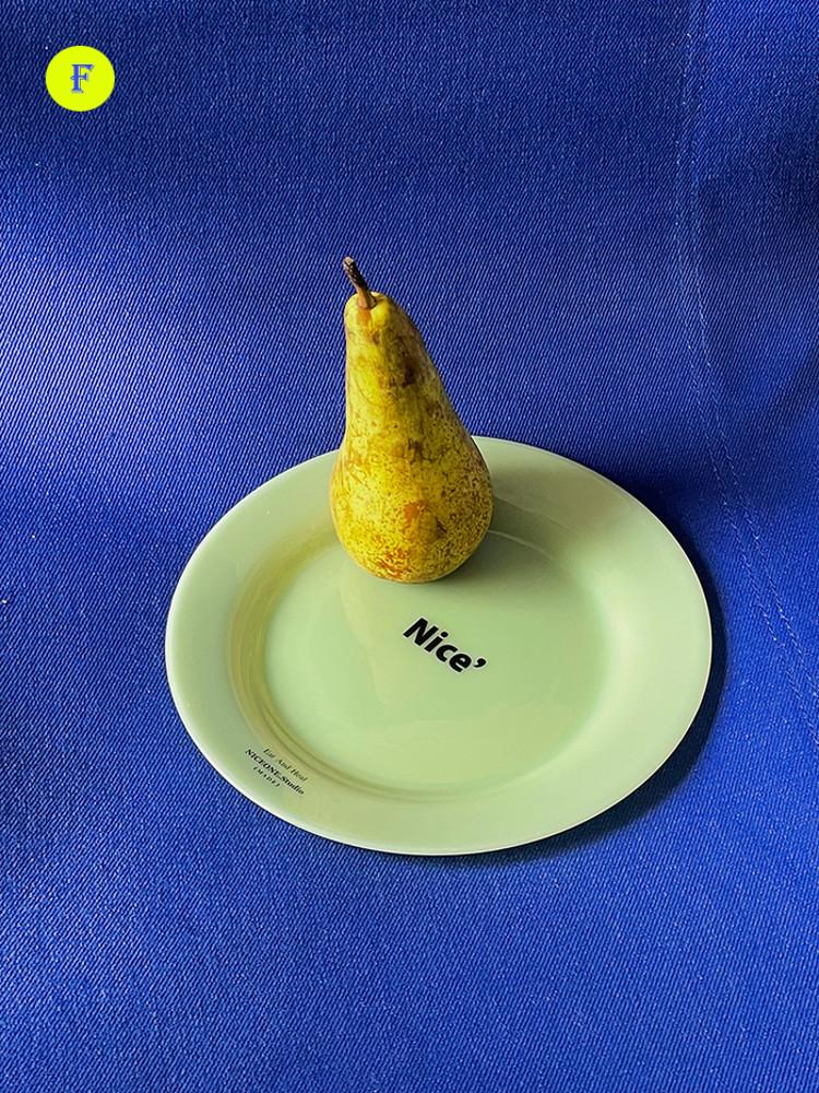 프롬핑퐁 CANDY 밀크글라스 플레이트 접시  4COLOR  파티플레이트 예쁜그릇