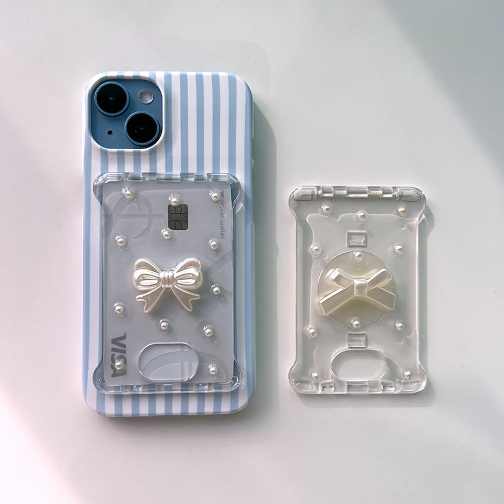 [Handmade] 무드 러블리 리본 카드 슬롯
