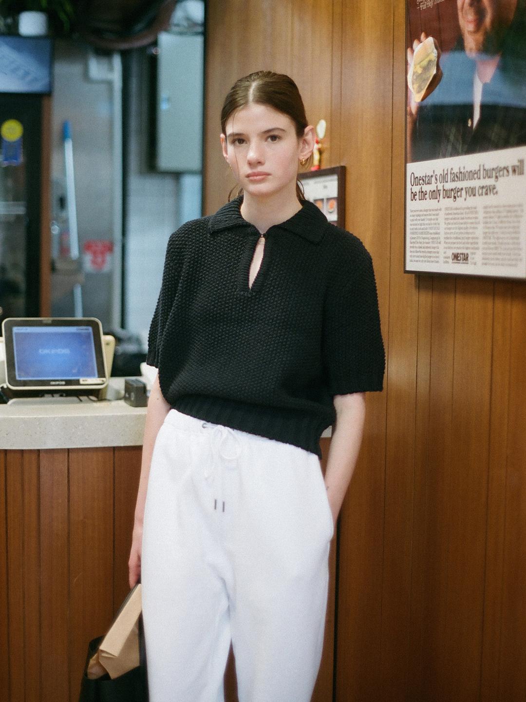 LOW GAUGE SKIPPER SWEATER [ Classic Navy ]