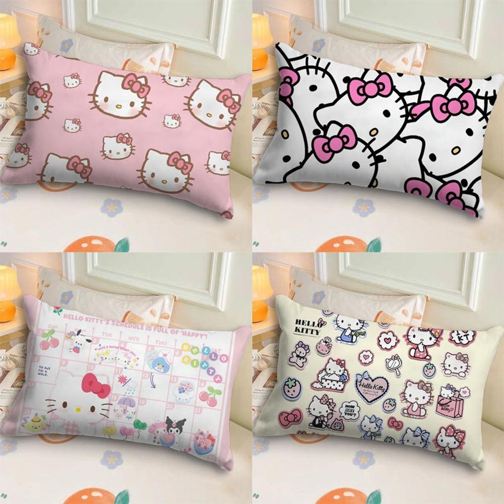 헬로키티 양면 베개 커버 침실 인테리어