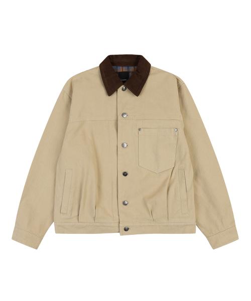 코듀로이 카라 자켓 [3 COLOR]