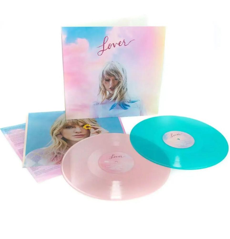 테일러 스위프트 바이닐 엘피 핑크 블루 한정판 Taylor Swift - Lover LP