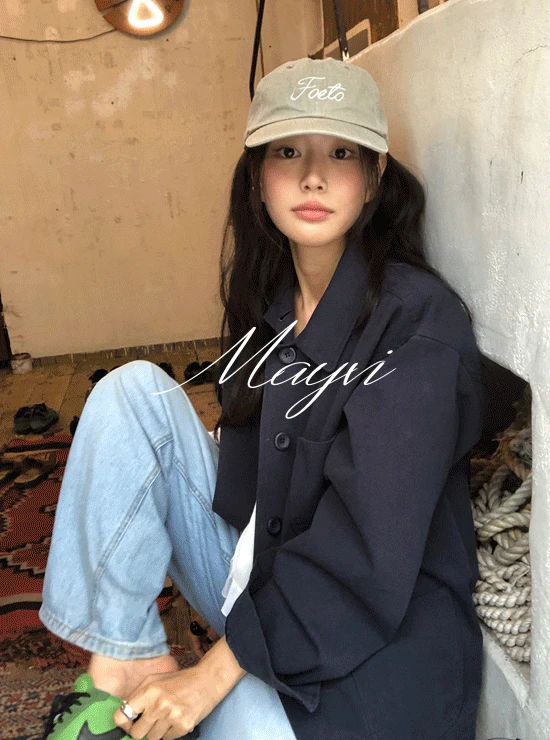 [Mayvi] Busy 워싱 워크 자켓 (2 color)