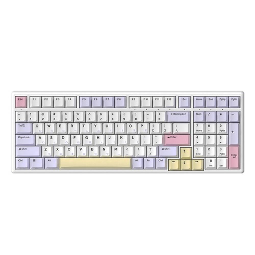한성컴퓨터 GK896B OfficeMaster 염료승화 유무선 무접점 Purple Heart