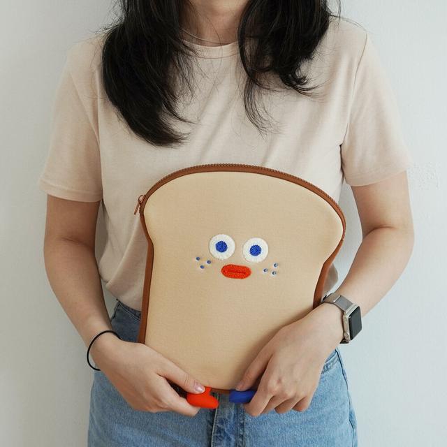 식빵 11인치 아이패드 파우치 [로마네 토스트 브런치브라더 귀여운 프로 에어 5 4 3세대 갤럭시 탭]