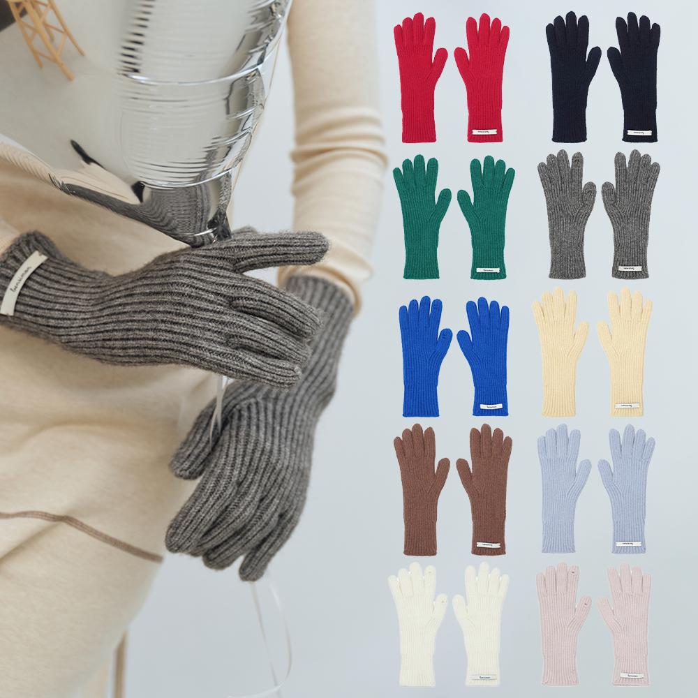 벤시몽 [벤시몽] 핑거 홀 장갑 - 10color