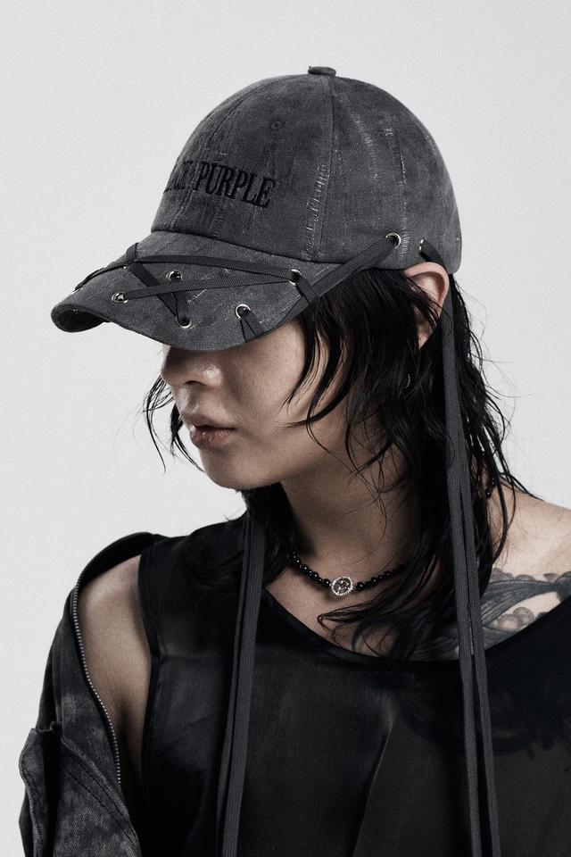 [5/27예약발송] Vortex strap eyelet cap -charcoal