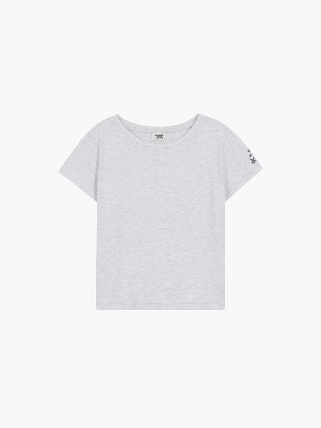 SHABBY ROUND T-SHIRT_light grey