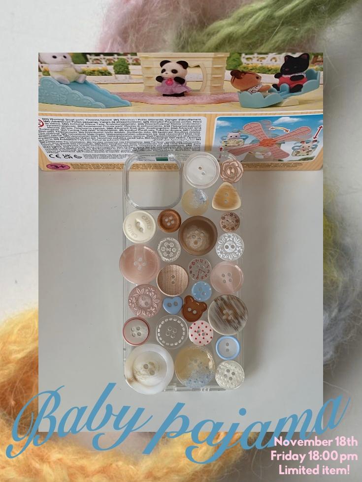 Baby pajama Button case (limited)