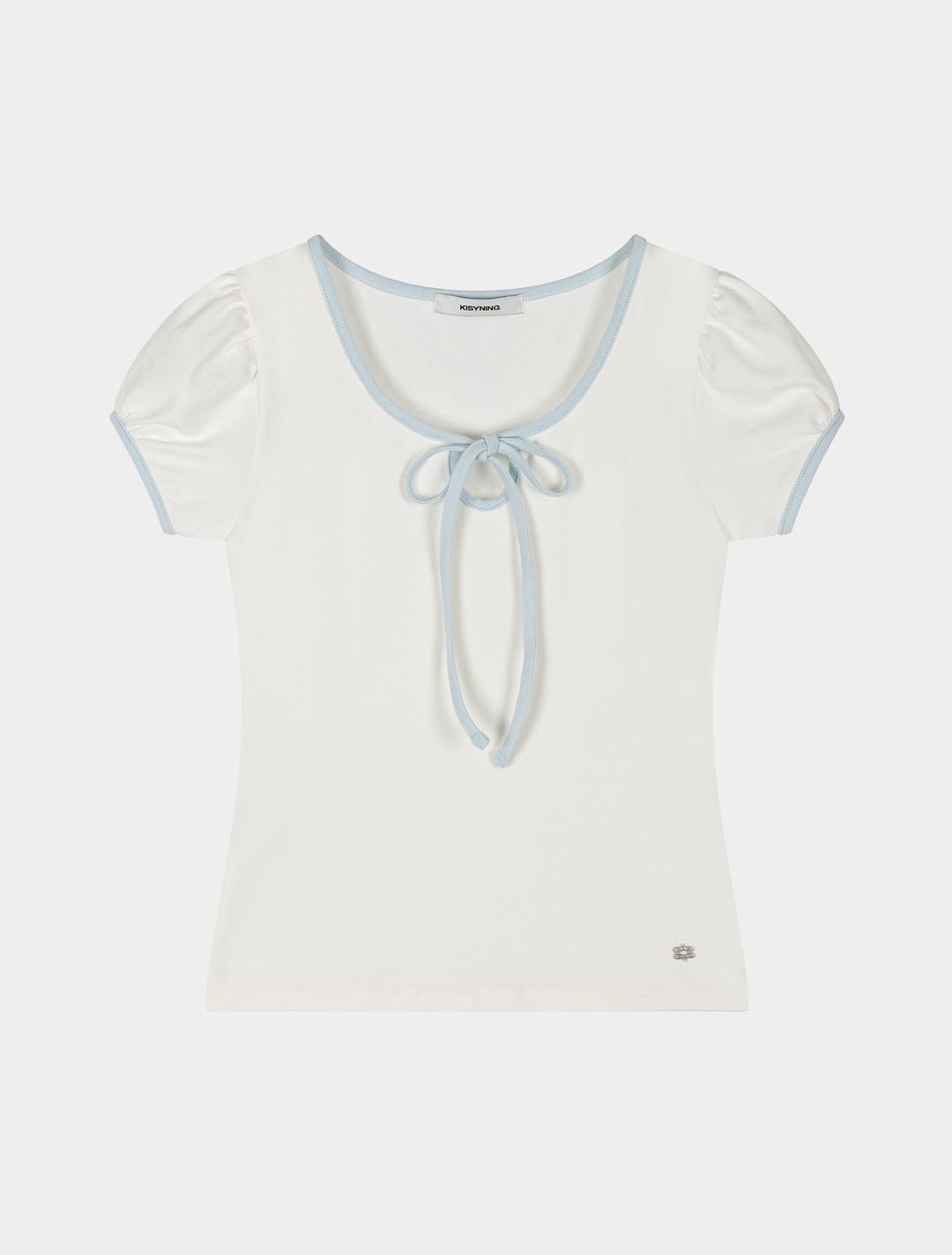 Lovely Pop Ribbon Top (ivory)
