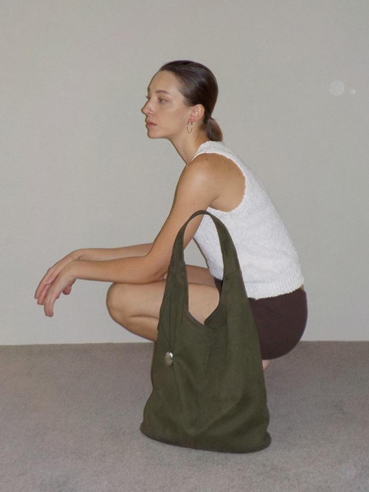 Hobo Bag (Suede) Khaki