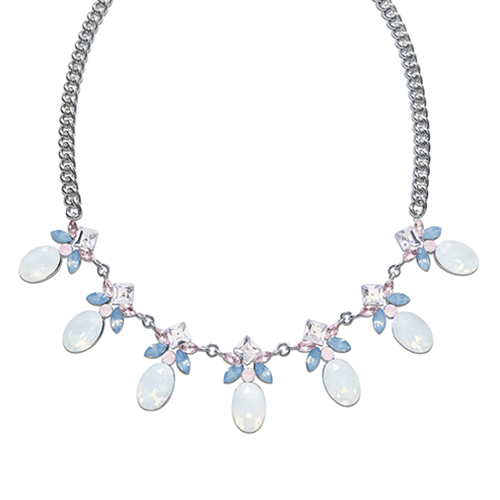 Fruity Opal Silver Necklace