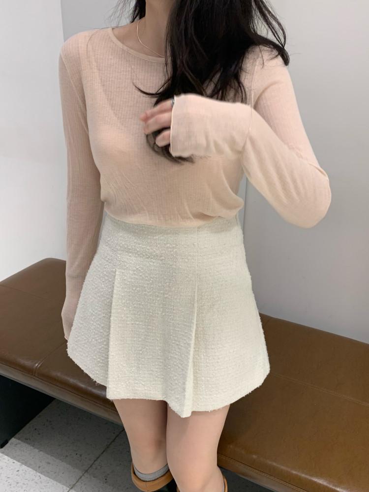 (아이 제외당일)riette 리에뜨 캐시골지티셔츠 찰랑 텐셀티셔츠