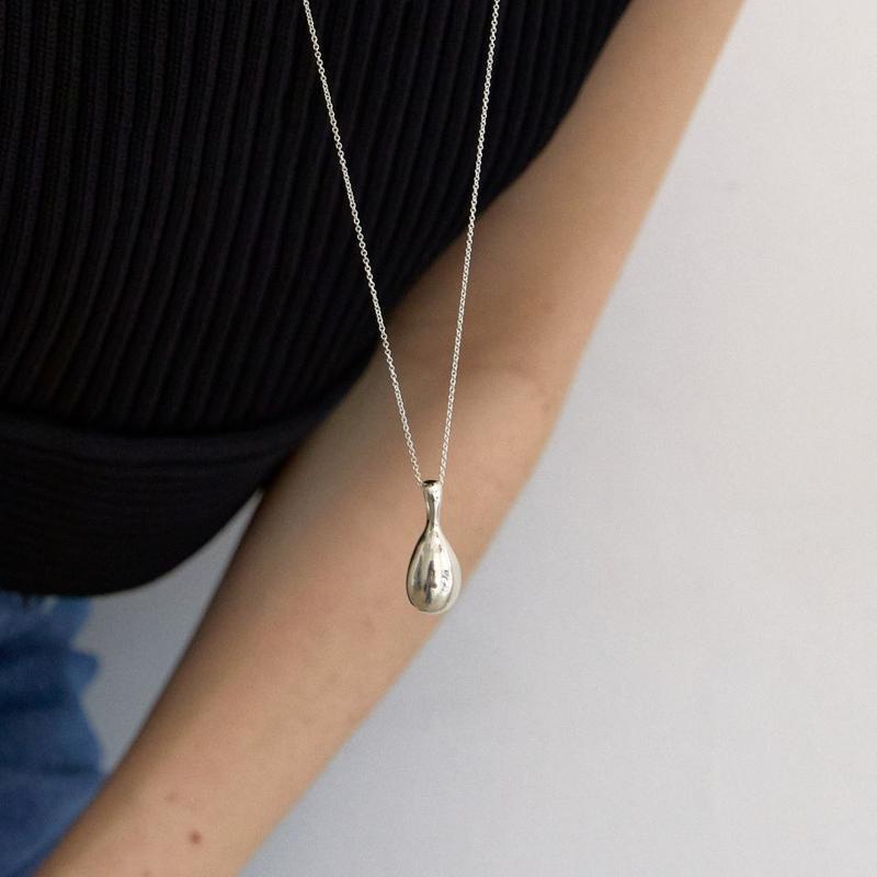 WATER DROP LONG NECKLACE-002