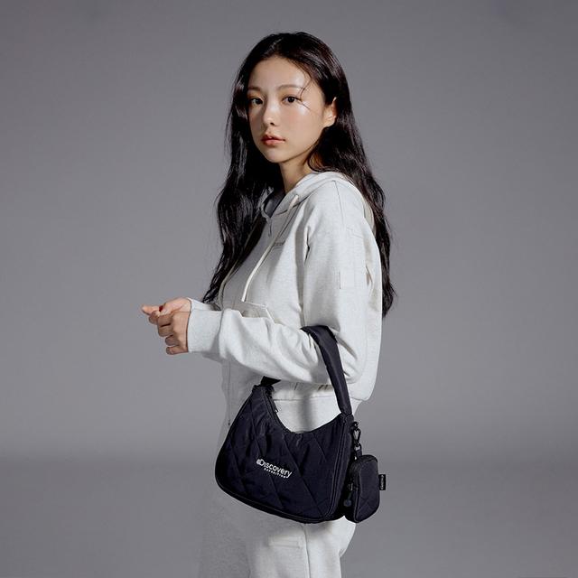 멜로즈 퀼팅 호보백 (BLACK)