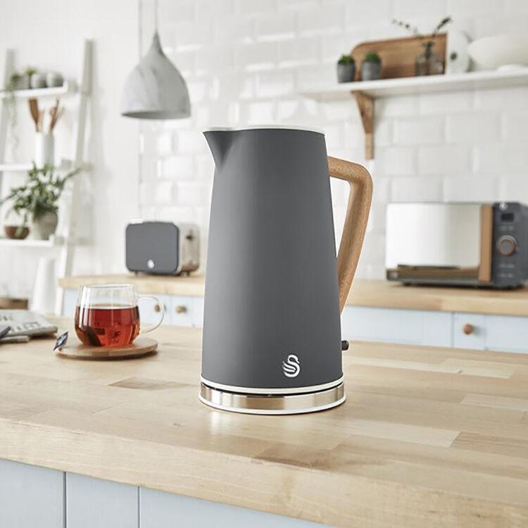 스완 전기포트 노르딕 1.7L 전기 주전자 SKTN-170GY 다크그레이