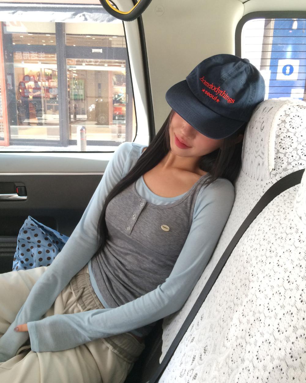 베이델리 [26S/S NEW][MADE/텐셀]세르 레이어드 나시 티셔츠