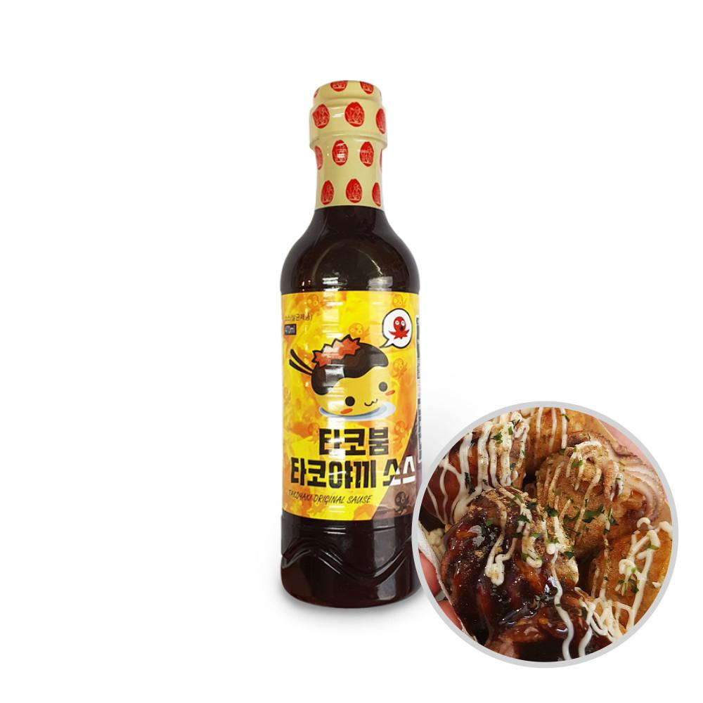 타코붐 타코야끼소스 (470ml) 타코야키 오리지널맛 오코노미야끼 문어꼬치 양조간장베이스 다꼬 데리소스