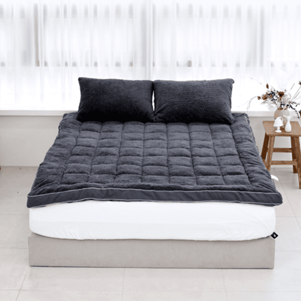 [클리어런스]투웨이 보온 토퍼 매트리스(그레이)