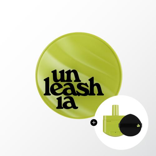 [세트] 새틴 웨어 헬시-그린 쿠션 케이스&리-필