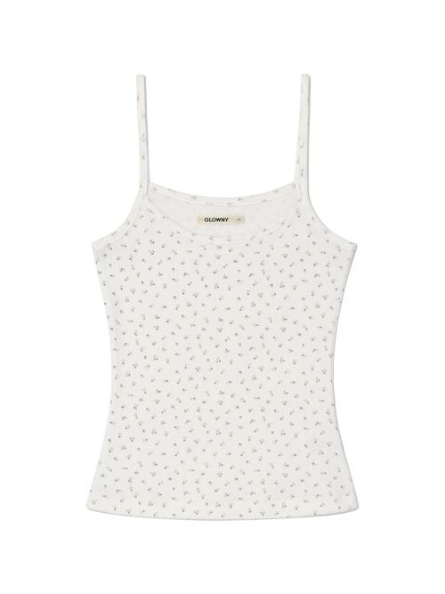 PROVINCE EYELET TANK (CREAM BLOOM)