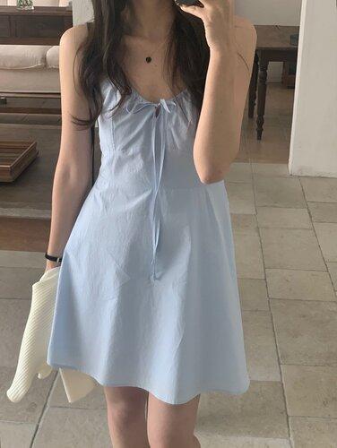 String Bustier Mini One-piece