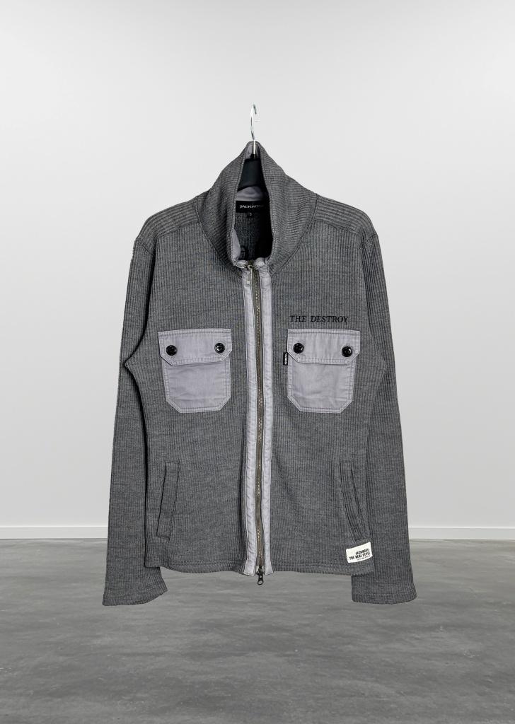 JACKROSE knit zip-up