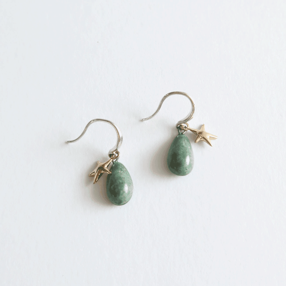 Fruit drop earring [green]