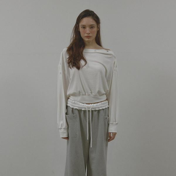 COLOR FLIP SWEATPANTS (MELANGE GREY)