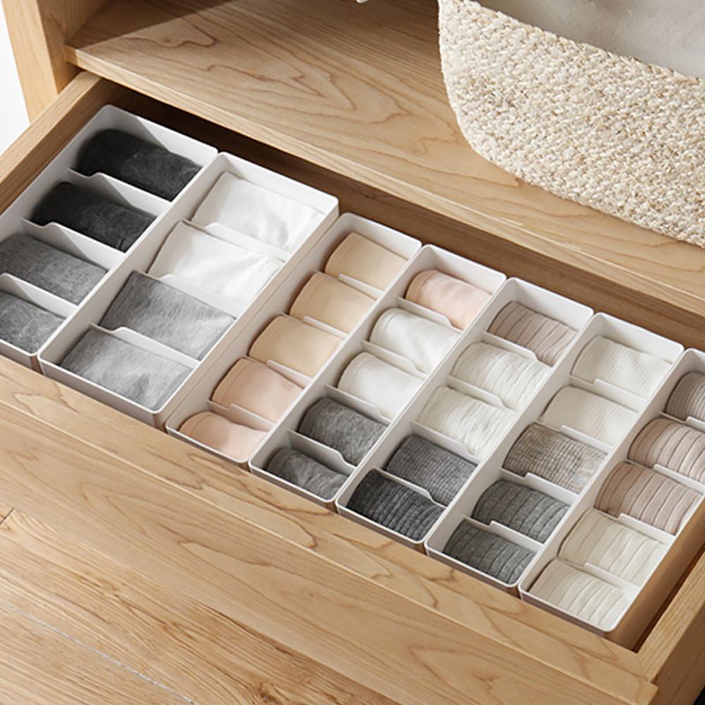 파티션 속옷정리함 양말보관함 팬티수납 칸막이 서랍 정리 5칸