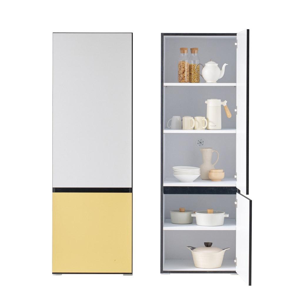 [굳-퍼니처마켓] 포스 홈카페 주방 광폭 그릇 수납장 600