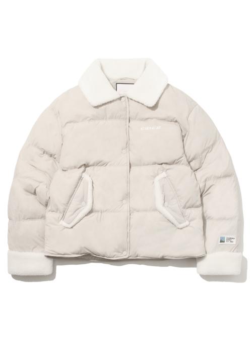 MUS (무스) 여성 다운 자켓_OATMEAL GREY